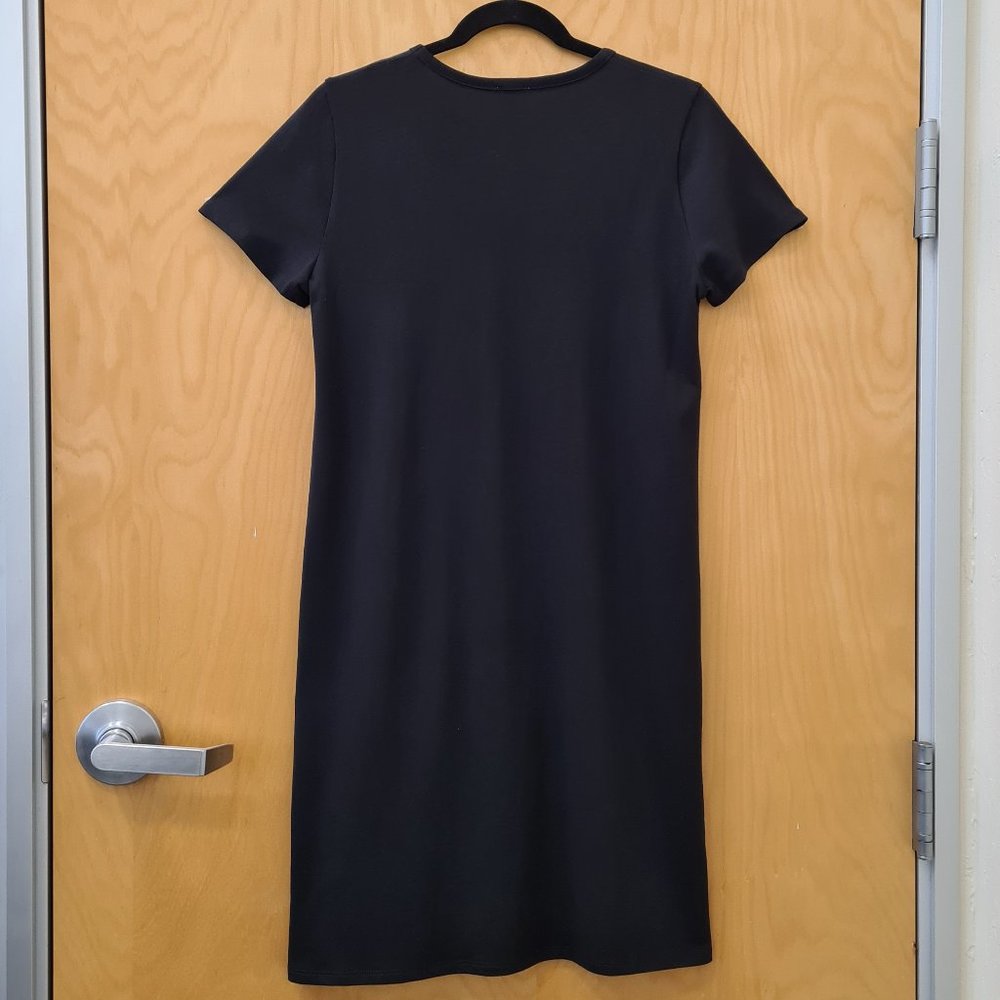 J. Crew NWT Black Short Sleeve T-shirt Dress S - Picture 8 of 8